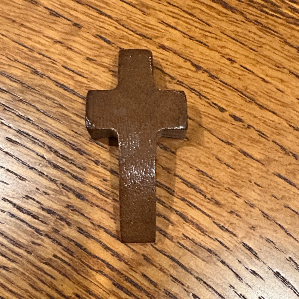 Wooden Cross Pendant fidget